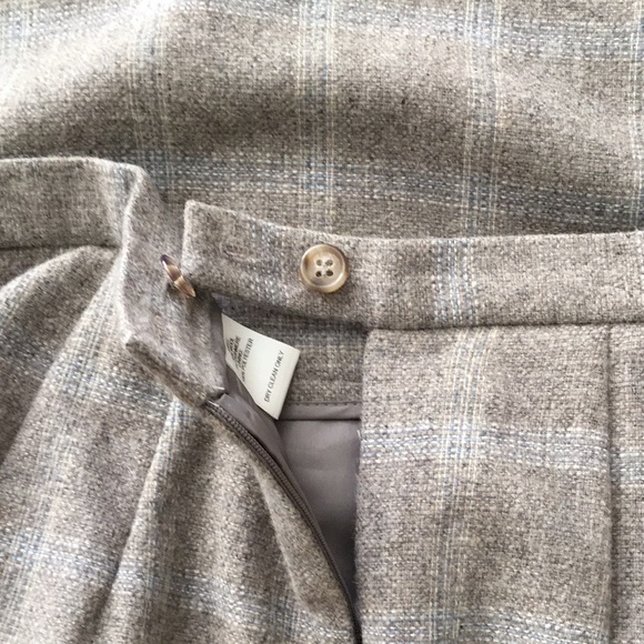 Talbots Pencil Skirt Wool Cashmere Gray Size 6 - Picture 5 of 6